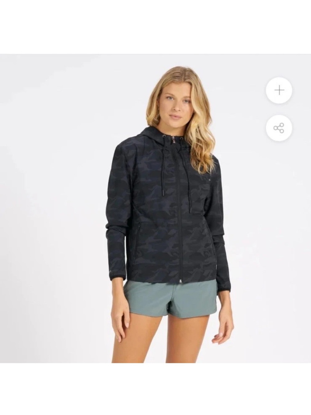 Vuori Outdoor Trainer Shell Jacket Women’s S Camo
